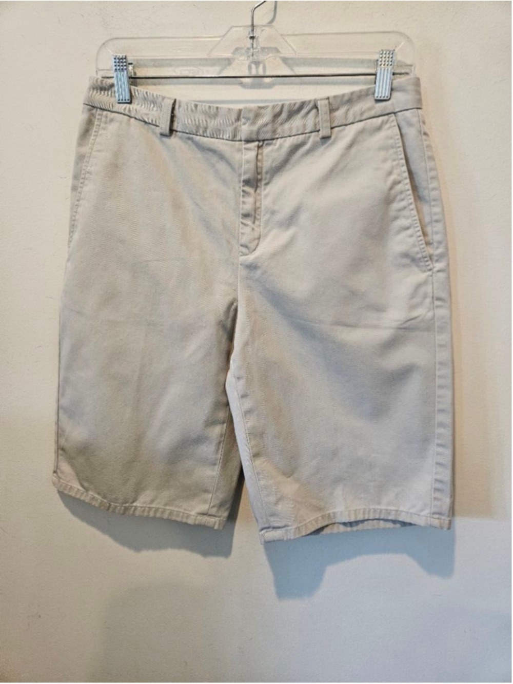 Women's Banana Republic Beige Premium Chinos Bermuda Shorts Size 8 - Picture 6 of 8